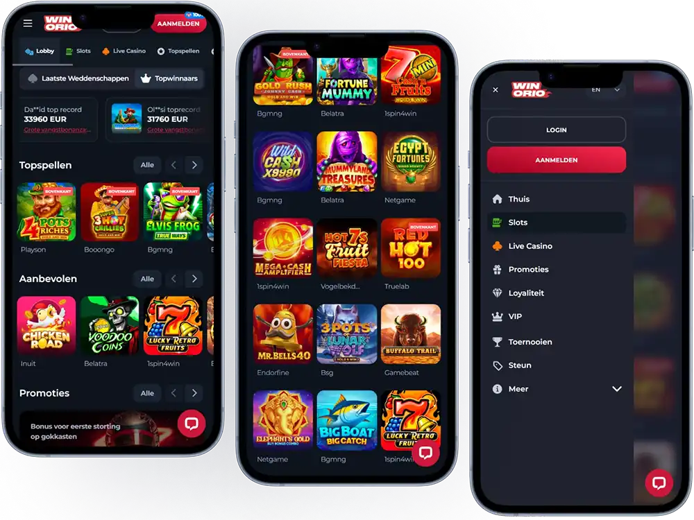 Winorio Mobiele Ervaring