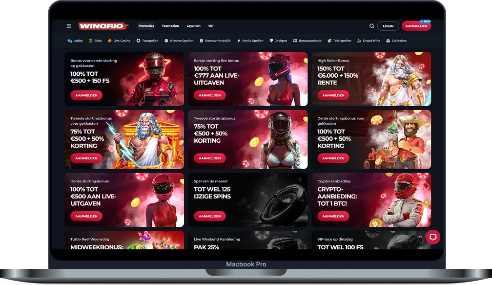 Winorio Bonussen en Promoties