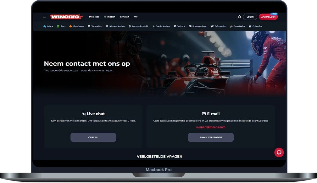 Winorio Klantenservice